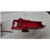Image 3 : Ertl International Low Bed Trailer, McCormick Barge Wagon, and McCormick manure Spreader. Metal or