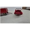 Image 4 : Ertl International Low Bed Trailer, McCormick Barge Wagon, and McCormick manure Spreader. Metal or