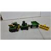 Image 9 : John Deere X485 and X324 Toy Lawn Tractors with Utility Trailer and roto tiller Implement