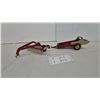Image 1 : Vintage McCormick Farmall Toy Manure Spreader and Hay Rake Set