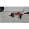 Image 5 : Vintage McCormick Farmall Toy Manure Spreader and Hay Rake Set