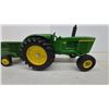 Image 2 : John Deere 5020 Diesel Die-Cast Toy Tractor with Matching metal JD Gravity Wagon. 1/16 Scale.