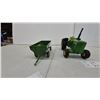 Image 5 : John Deere 5020 Diesel Die-Cast Toy Tractor with Matching metal JD Gravity Wagon. 1/16 Scale.
