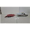 Image 1 : Ertl Case IH Ford F-Series Pickup Truck Die-Cast and metal Red Tandem Axle Flatbed Equipment