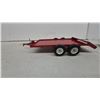 Image 7 : Ertl Case IH Ford F-Series Pickup Truck Die-Cast and metal Red Tandem Axle Flatbed Equipment