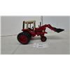 Image 1 : International Harvester 1586. Die-Cast Toy Tractor with Front-End Loader and Dual Rear Wheels