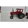 Image 6 : Massey Ferguson 1155 Die-Cast Toy Tractor with Cab and Massey Ferguson 1100 Diesel Tractor