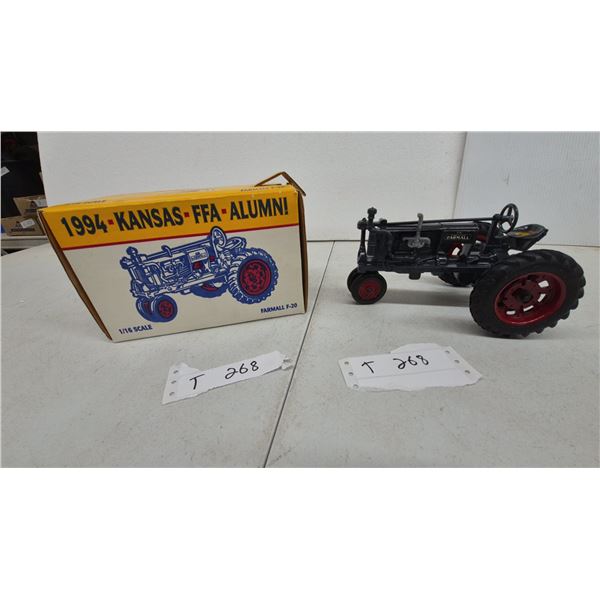 1994 Kansas FFA Alumni Farmall F-20 1/16 Scale Die-Cast Tractor