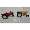 Image 1 : Cockshutt 1850 (Restored) and Minneapolis-Moline G940 (Original) Die-Cast Toy Tractors 1 /16 scale