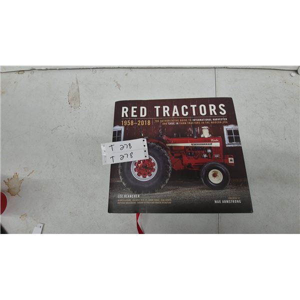 "Red Tractors 1958-2018” by Lee Klancher, International Harvester and Case IH Guide, Hardcover
