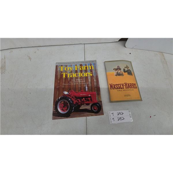 Toy Farm Tractors Book by Bill Vossler and Massey-Harris Circa 1914 Catalog Reprint