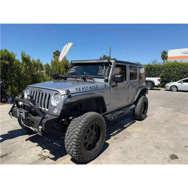 JEEP WRANGLER 2017 O/S TITLE 2 DAYS