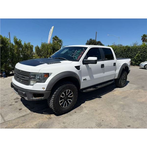 FORD  RAPTOR SVT 2013 O/S-T SMOG-2 DAYS