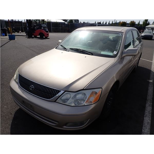 2002 Toyota Avalon RUNS WITH MECHANICAL PROBLEMS