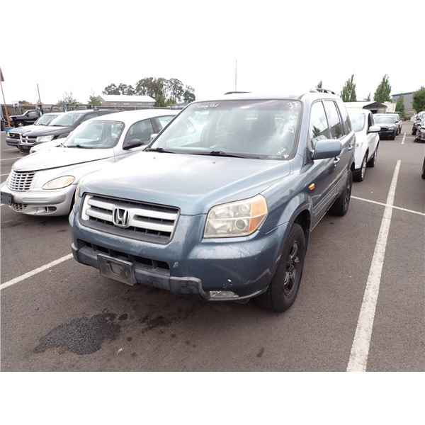 2008 Honda Pilot RUNS WITH MECHANICAL PROBLEMS