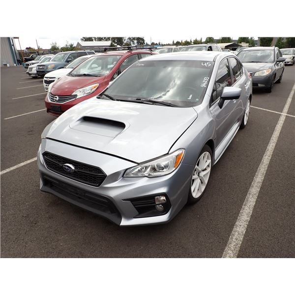 2018 Subaru WRX RUNS WITH MECHANICAL PROBLEMS