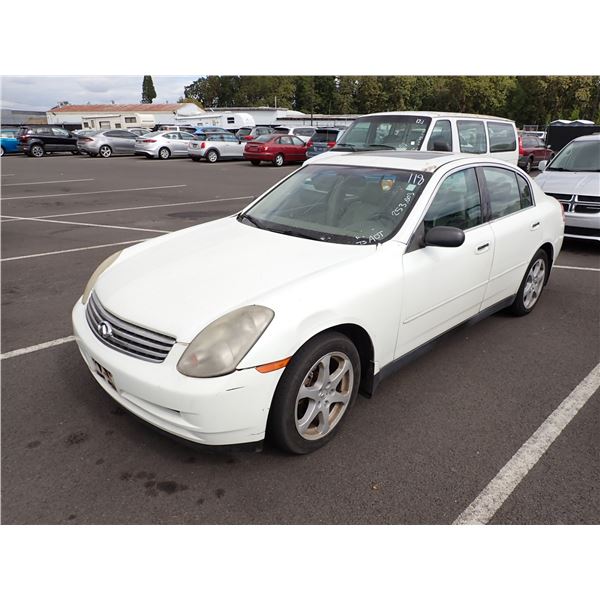 2004 Infiniti G25x