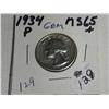 Image 1 : 1934 WASHINGTON QUARTER