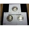 1973-S, 74-S And 76-S Wash. Quarters (Gem Proof)