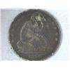 1859 Seated Liberty Half (Holed And Filled)