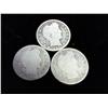 Image 1 : 3 Assorted Barber Quarters