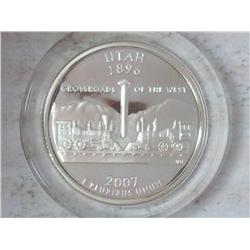 2007-S Silver Utah Quarter (Proof)