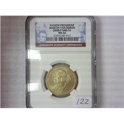 2008-P SMS Van Buren $ NGC MS66