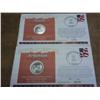 2-50 State Quarter FDC's With Coins (AR And ME)