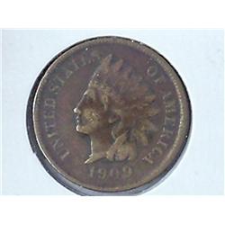 1909-S Indian Head Cent (Fine) Key Date