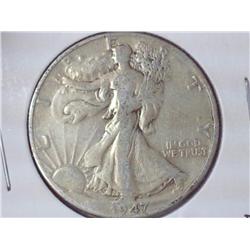 1947-D Walking Liberty Half Dollar