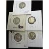 1934, 39, 42-D, 45 And 45-D Mercury Dimes