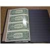 Image 3 : Uncut Sheet Of 4-2003-A $1 FRN's (In Folio)