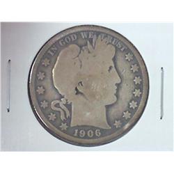 1906 Barber Half Dollar