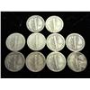 Image 2 : 10 Assorted Mercury Dimes