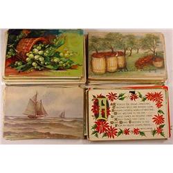 LOT OF APPROX. 100 VINTAGE POSTCARDS - Incl. Holid