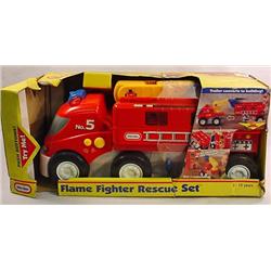 LITTLE TYKES FLAME FIGHTER RESCUE SET IN ORIG. BOX