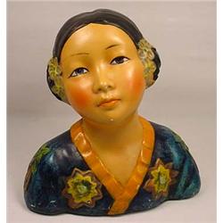 VINTAGE CHALKWARE BUST