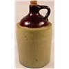 Image 1 : VINTAGE STONEWARE JUG W/ CORK STOPPER - Approx. 10