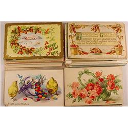 LARGE LOT OF APPROX. 100 VINTAGE POSTCARDS - Incl.