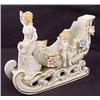 Image 1 : VINTAGE VICTORIAN STYLE FIGURINE OF LADY W/ SLEIGH