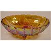 Image 1 : LARGE CARNIVAL GLASS FOOTED BOWL