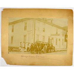 1898 GEORGETOWN, COLORADO THOMPSON HOUSE MOUNTED P