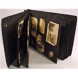 VINTAGE PHOTO ALBUM W/ PHOTOS - Incl. Beach Scenes