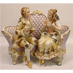 VICTORIAN STYLE FIGURINE - Marked on Bottom 6259. 
