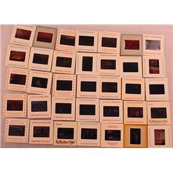 LOT OF APPROX. 35 VINTAGE CIRCUS SLIDES - Incl. Cl