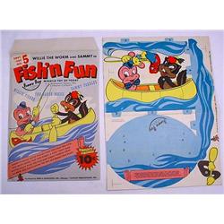 1946 TIPPY TOYS NO. 5 FISH'N FUN MIRACLE TOY