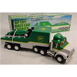 1993 LTD. ED. BP TOY RACE CAR CARRIER IN ORIG. BOX