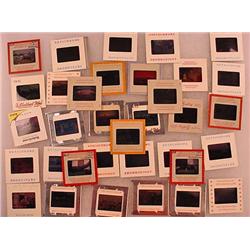 LOT OF APPROX. 35 VINTAGE CIRCUS SLIDES - Incl. El