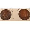 Image 1 : LOT OF 2 INDIAN HEAD CENTS - 1898 XF and 1904 XF