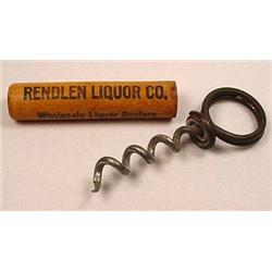 PRE PROHIBITION CORKSCREW HANNIBAL, MO - RENDLEN L